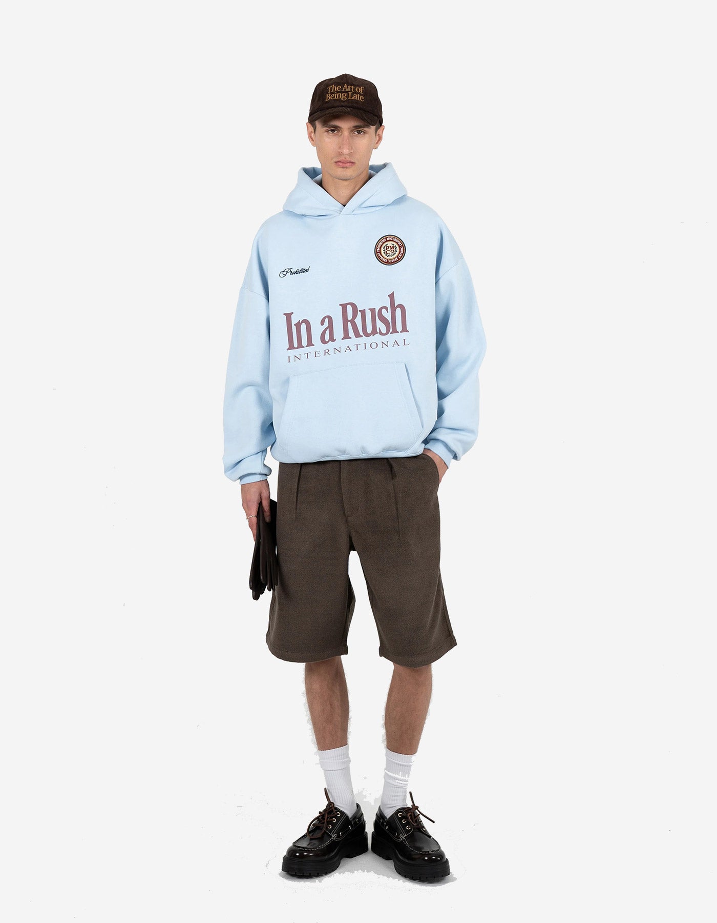Sudadera Capucha PROHIBITED INTERNATIONAL - Light Blue