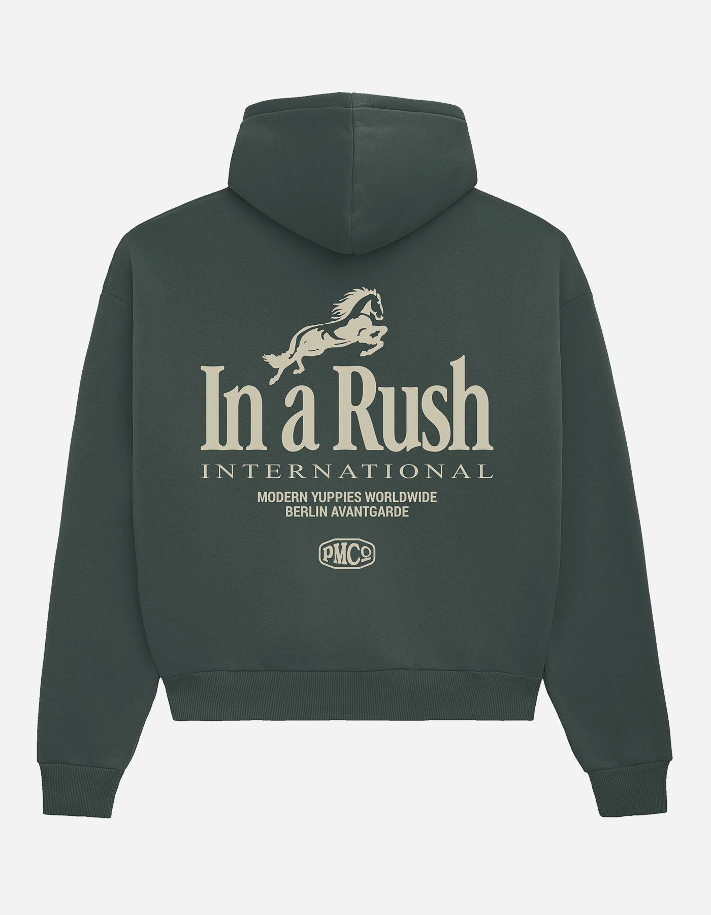 Sudadera PROHIBITED Capucha HORSE RACER - Green