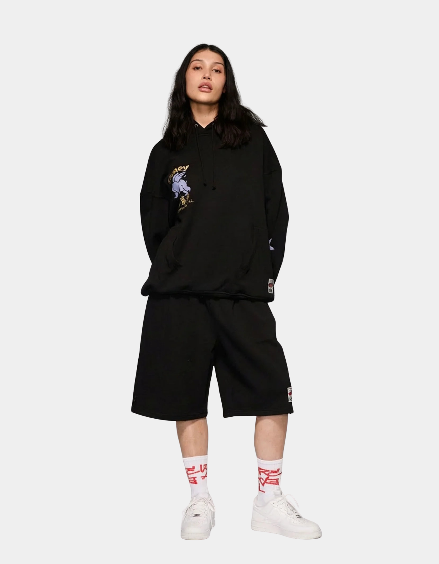 Sudadera Capucha GRIMEY CONCREAT JUNGLE - Black
