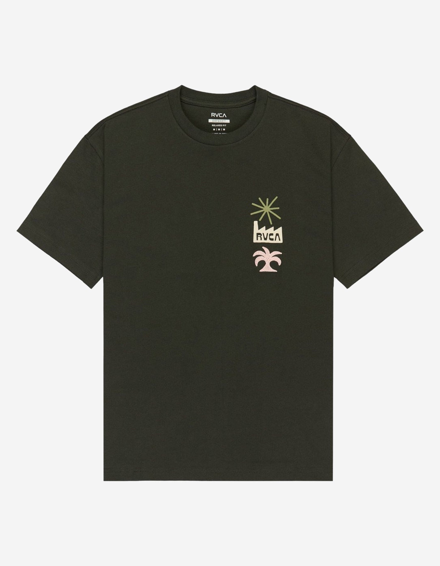 Camiseta RVCA MIRAGE - Pirate Black