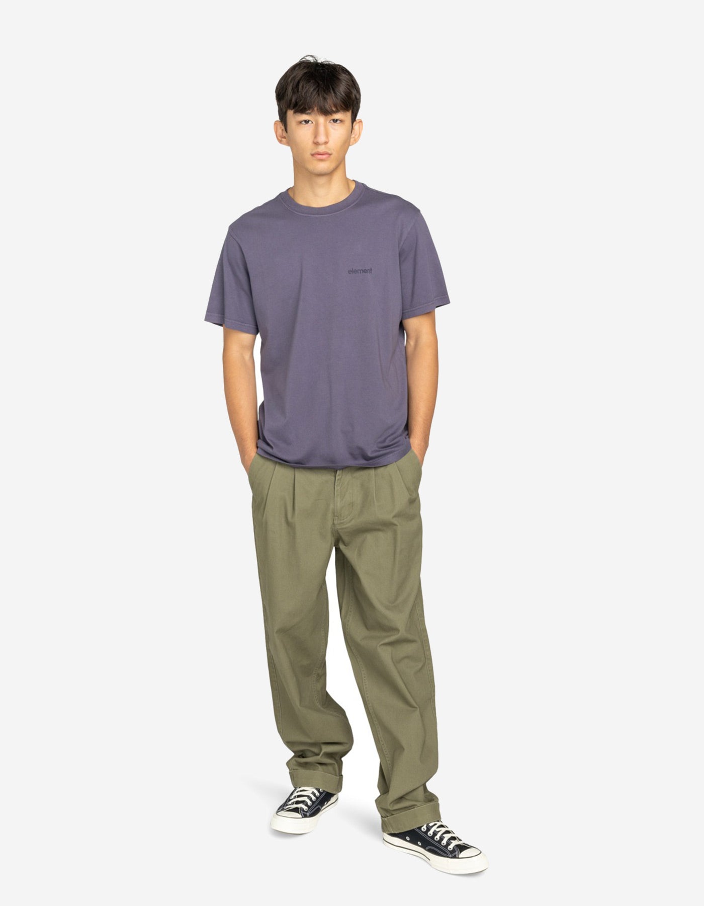 Camiseta ELEMENT LOWCASE PIGMENT - Graystone