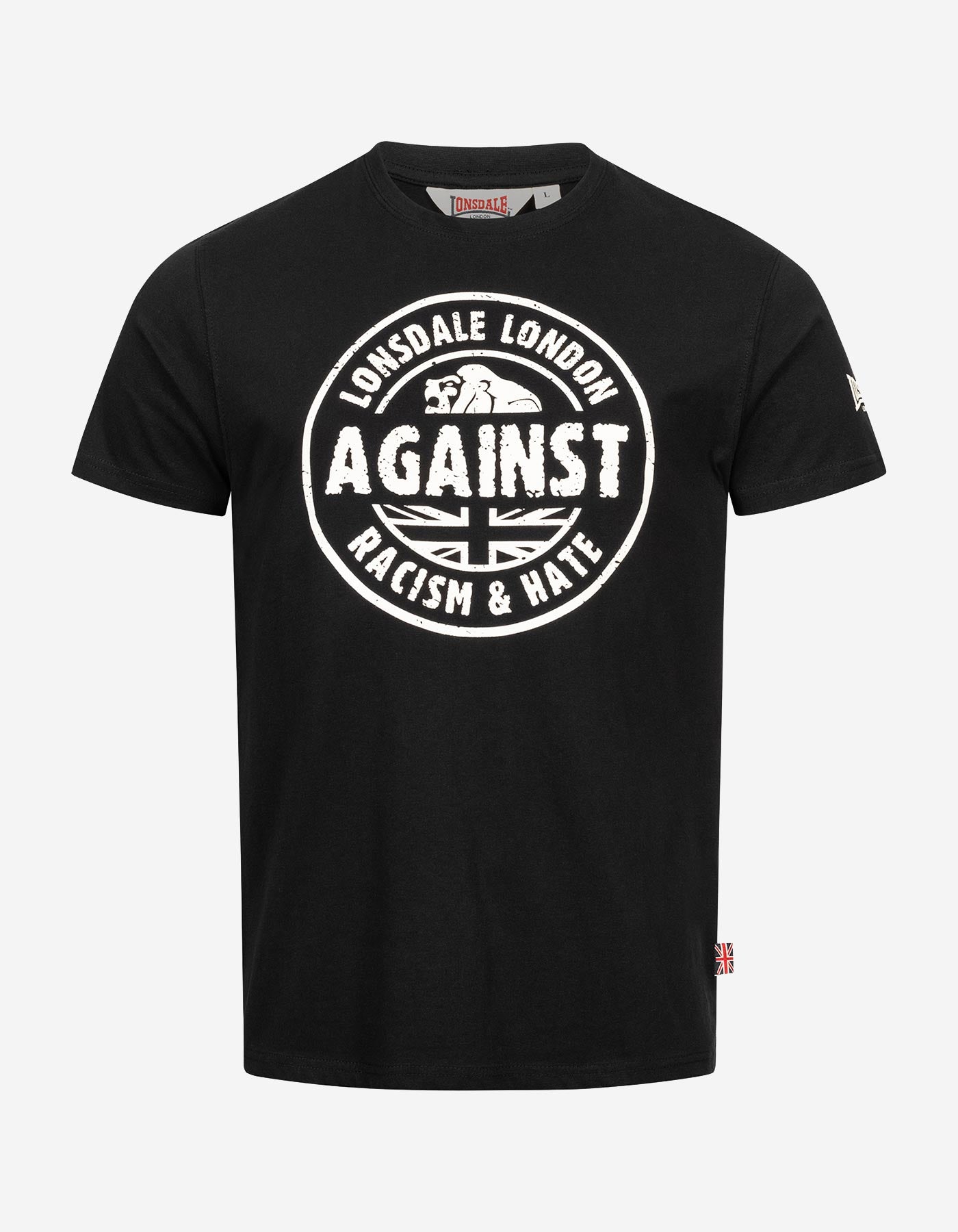 Camiseta LONSDALE AGAINST RACISM - Black