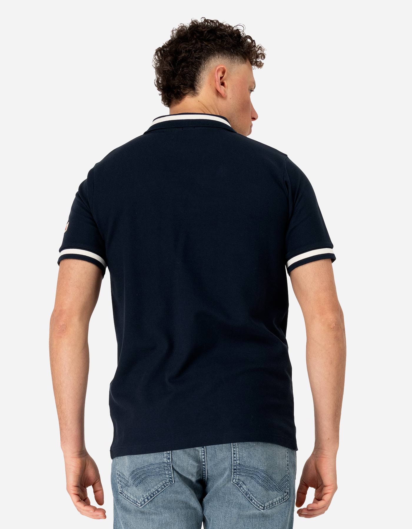 Polo LONSDALE CAUSTON - Dark Navy/Ecru