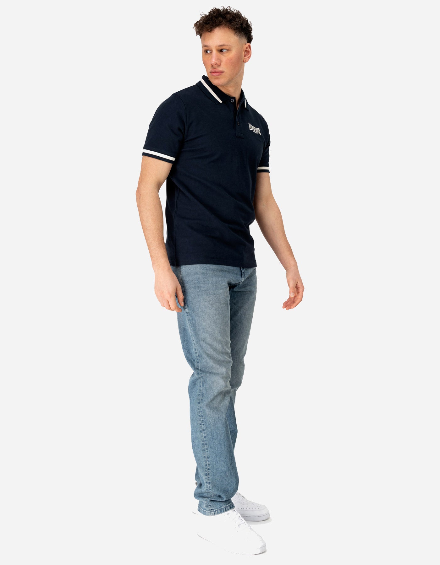 Polo LONSDALE CAUSTON - Dark Navy/Ecru