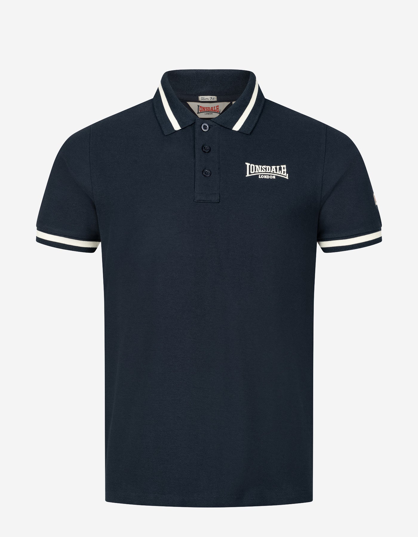 Polo LONSDALE CAUSTON - Dark Navy/Ecru