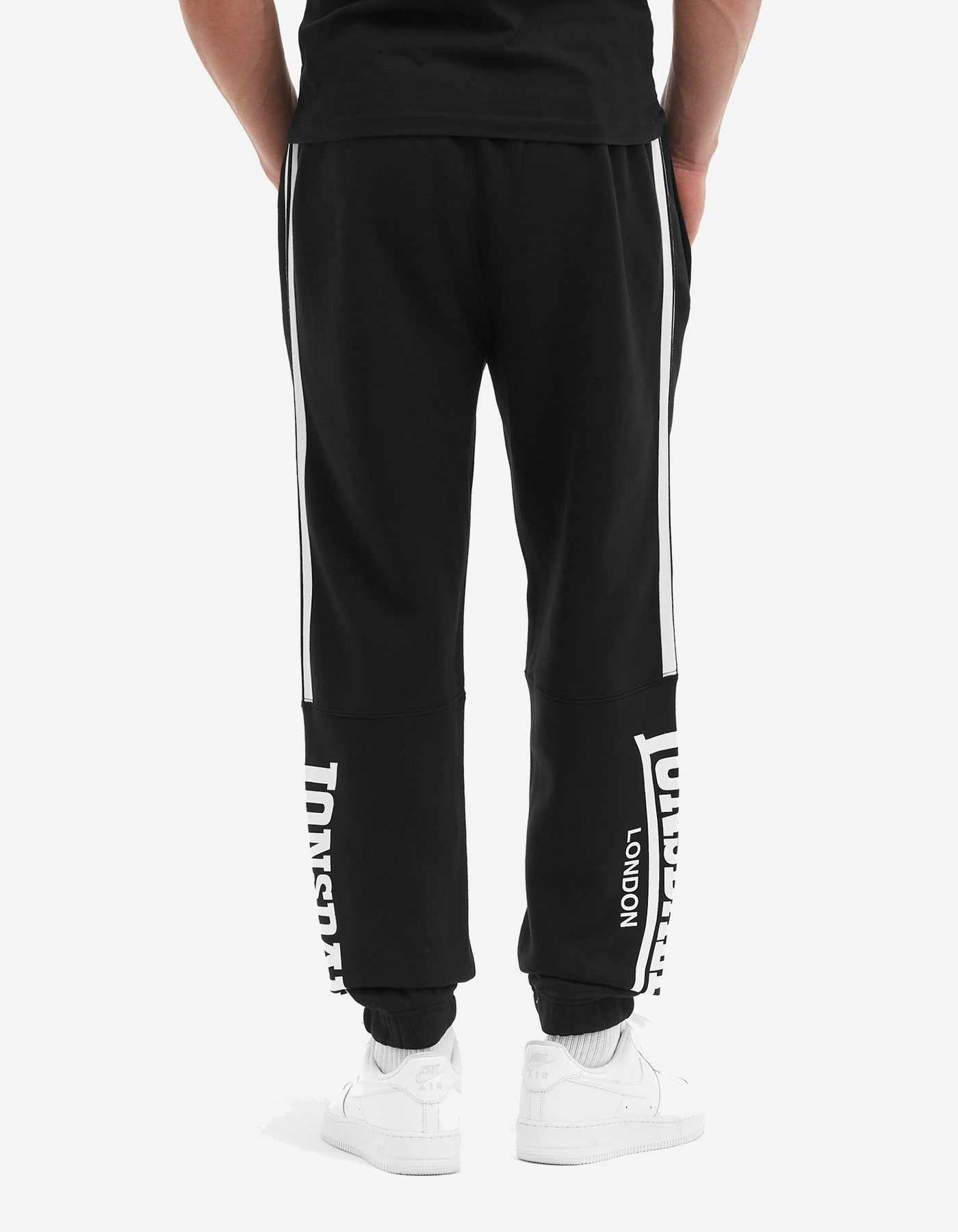 Pantalón Chándal LONSDALE THROPTON - Black/White