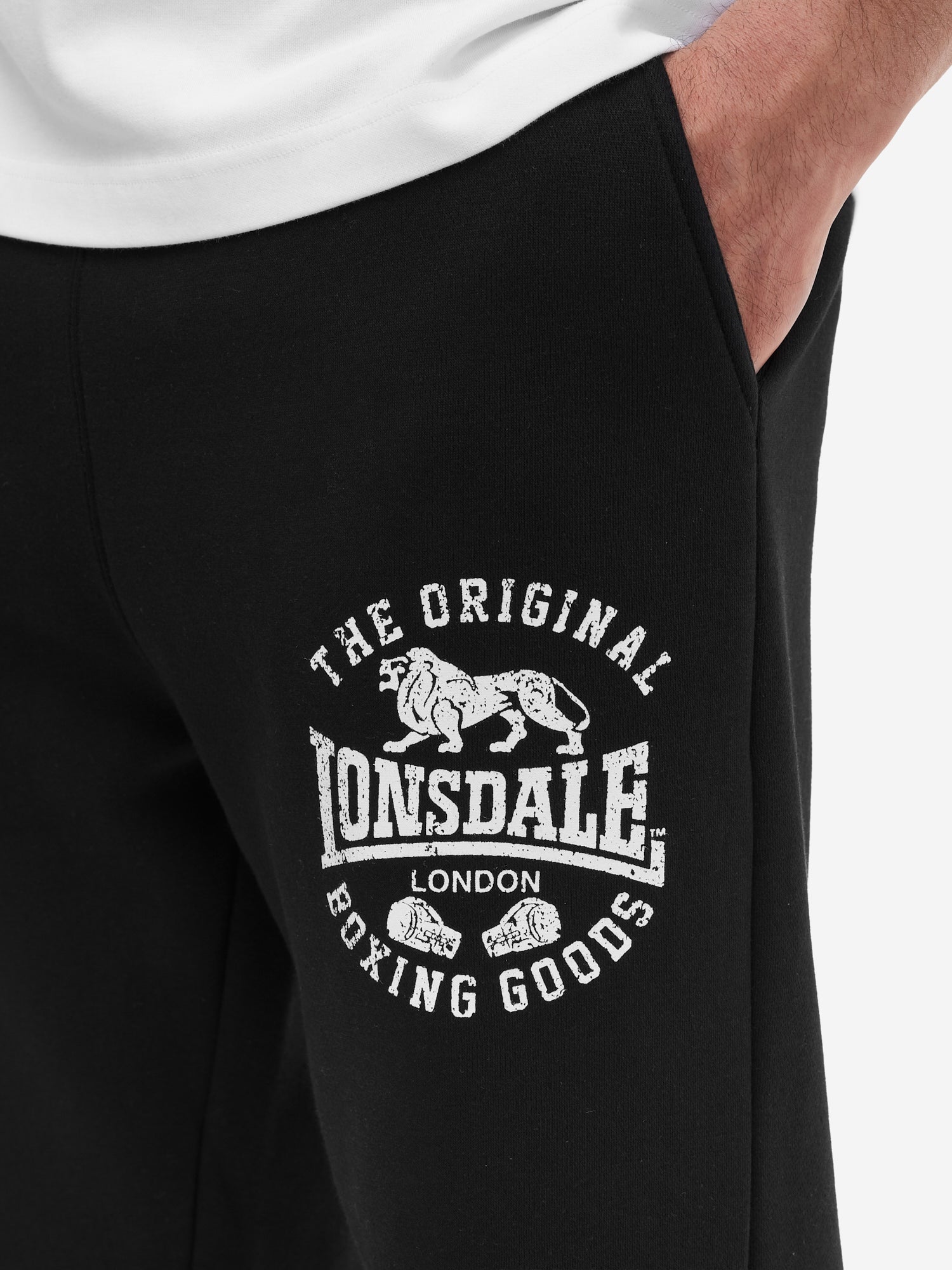 Pantalón Chándal LONSDALE HAUXLEY - Black/White