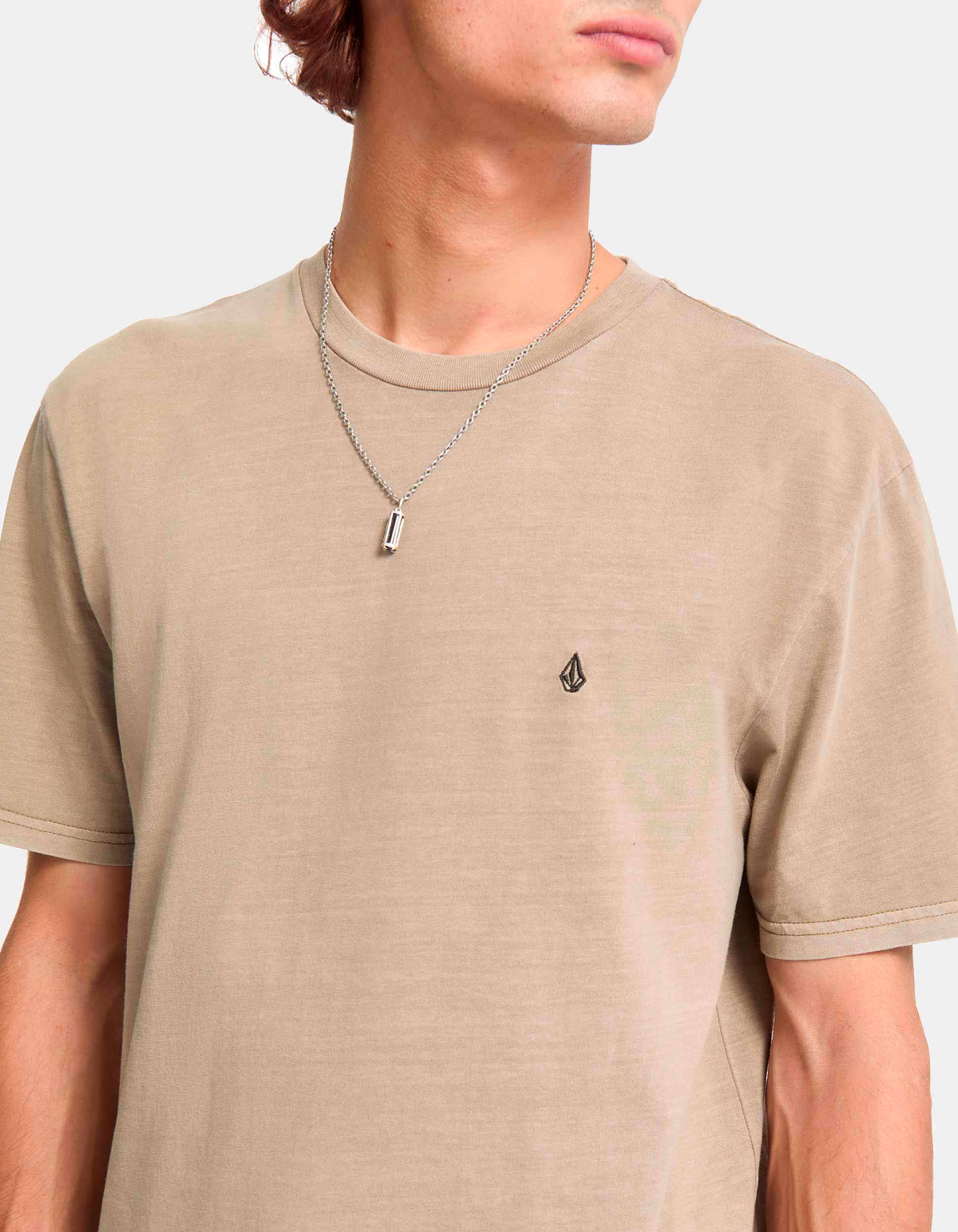 Camiseta VOLCOM SOLID STONE EMB - Brindle