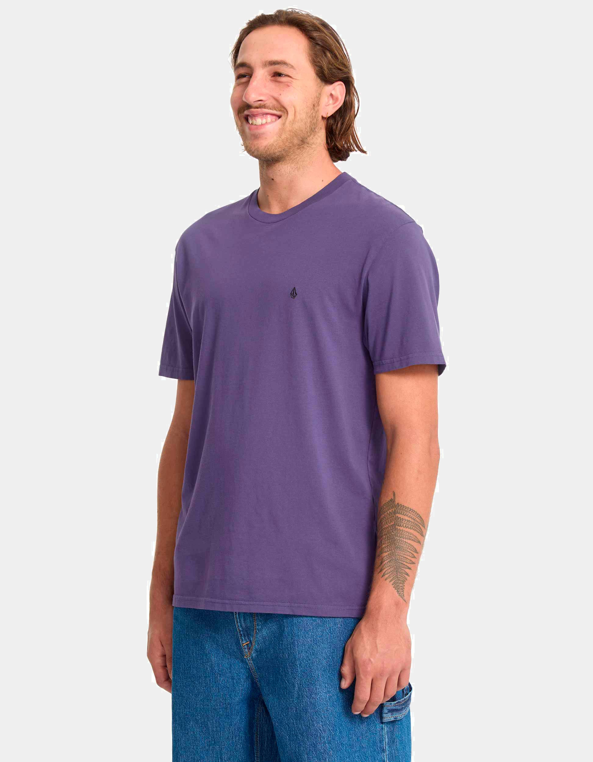 Camiseta VOLCOM SOLID STONE EMB - Dark Purple