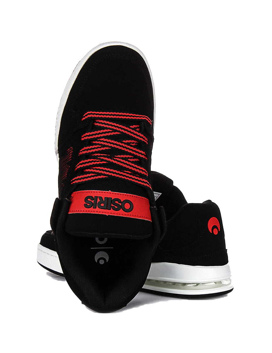 Zapatillas OSIRIS PIXEL - Black/White/Red