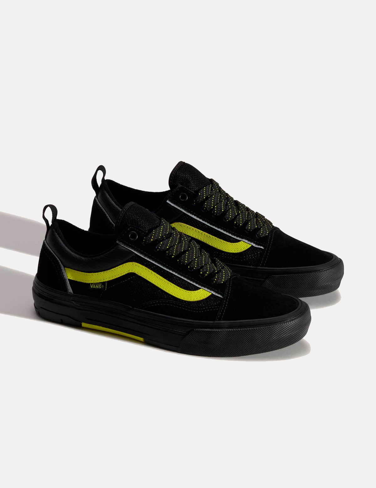 Zapatillas VANS SKATE OLD SKOOL WAFFLECUP RFL - Black/Lime