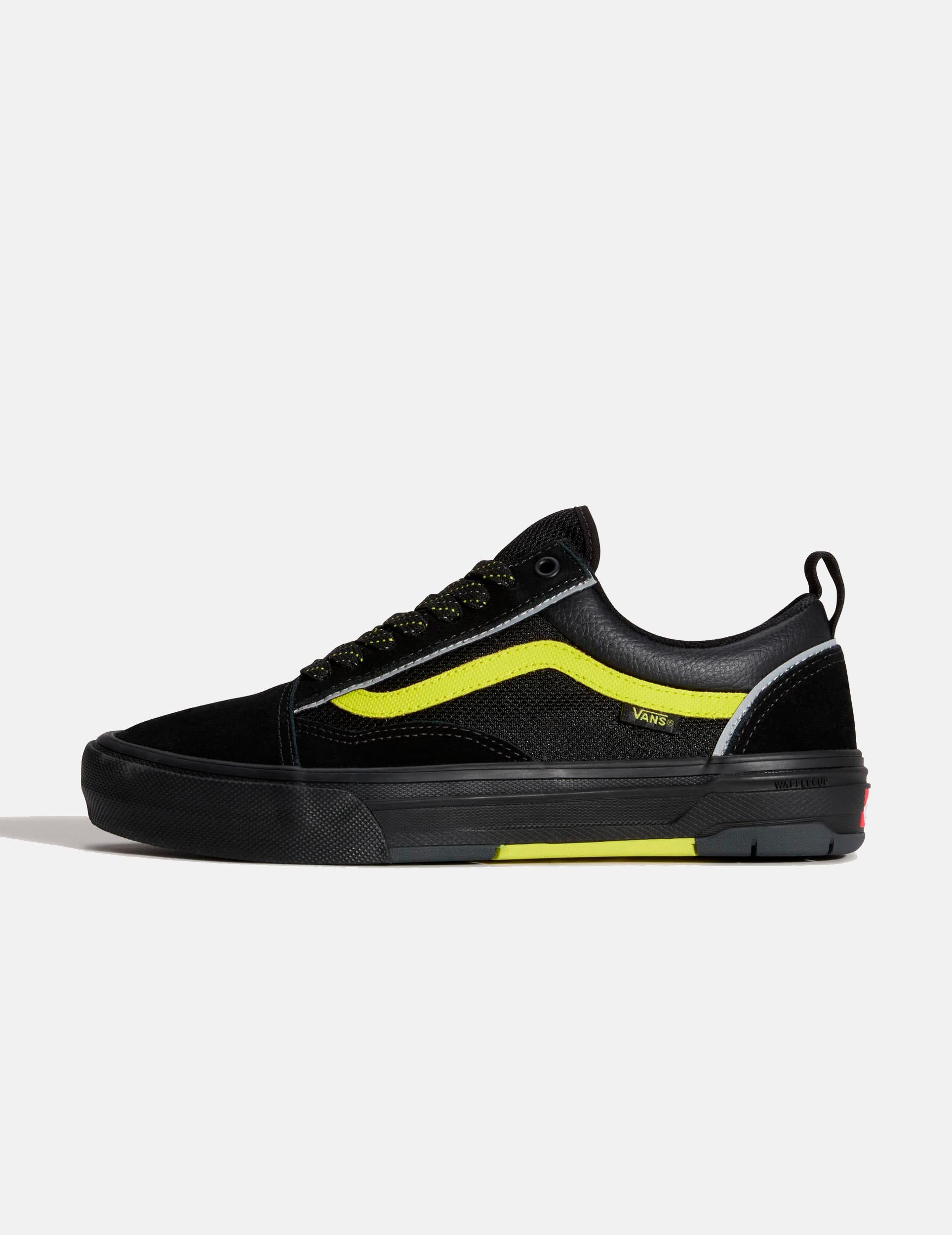Zapatillas VANS SKATE OLD SKOOL WAFFLECUP RFL - Black/Lime