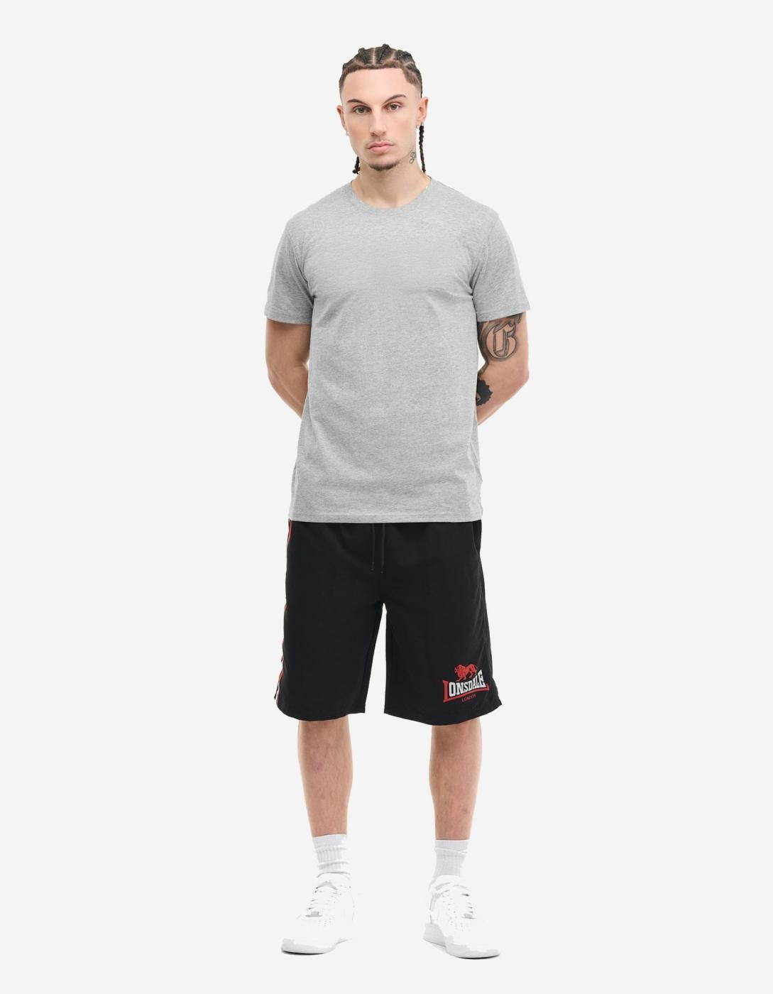 Bañador LONSDALE COPLEY - Black/Red/White