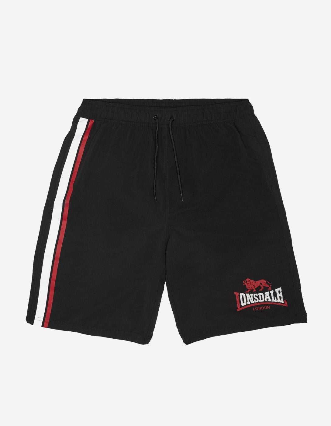 Bañador LONSDALE COPLEY - Black/Red/White