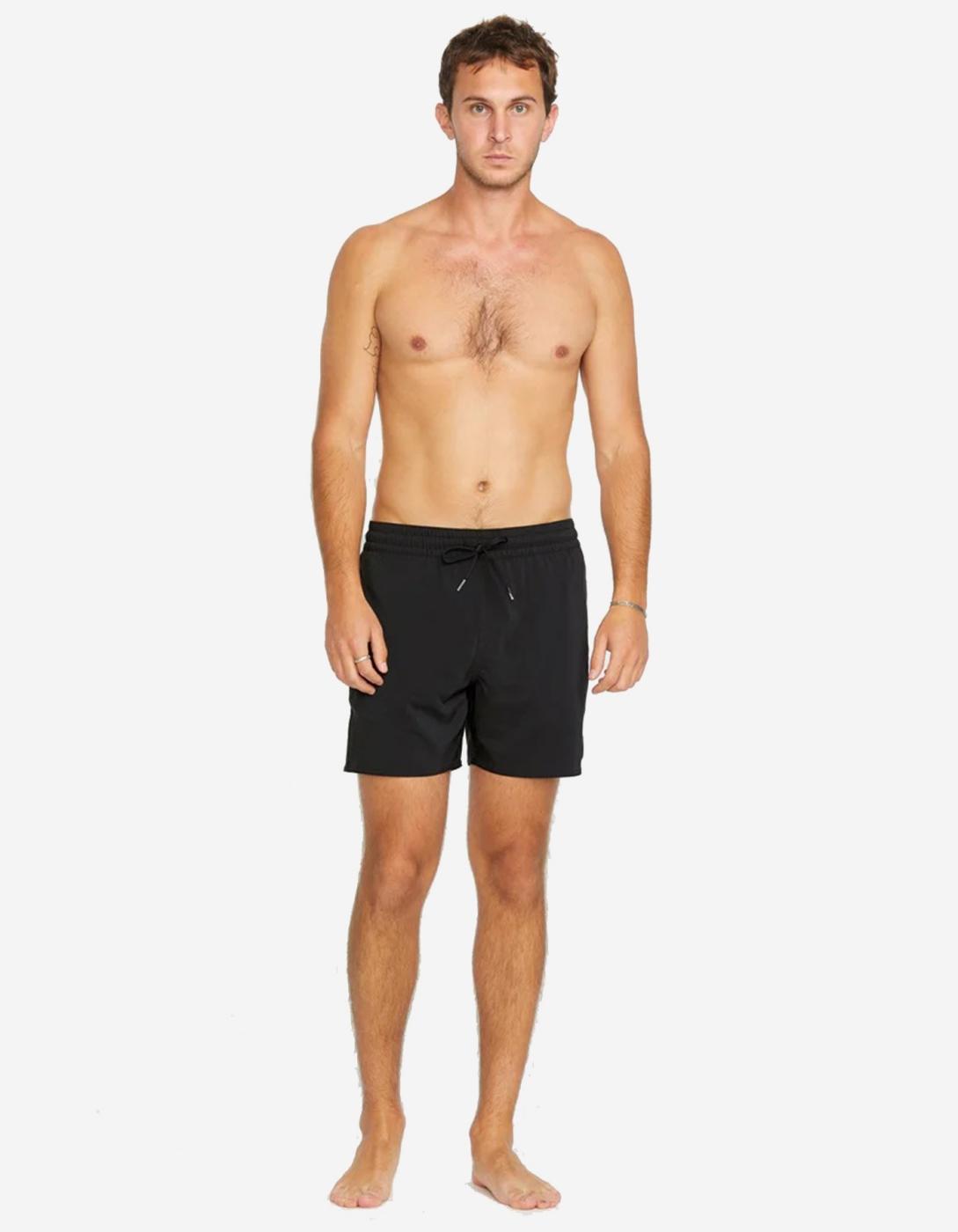 Bañador VOLCOM LIDO SOLID 16' - Black