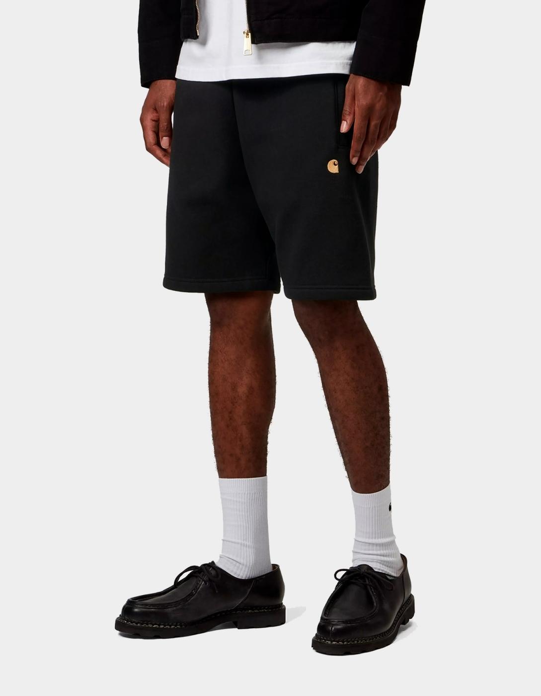 Bermuda CARHARTT WIP CHASE - Black / Gold