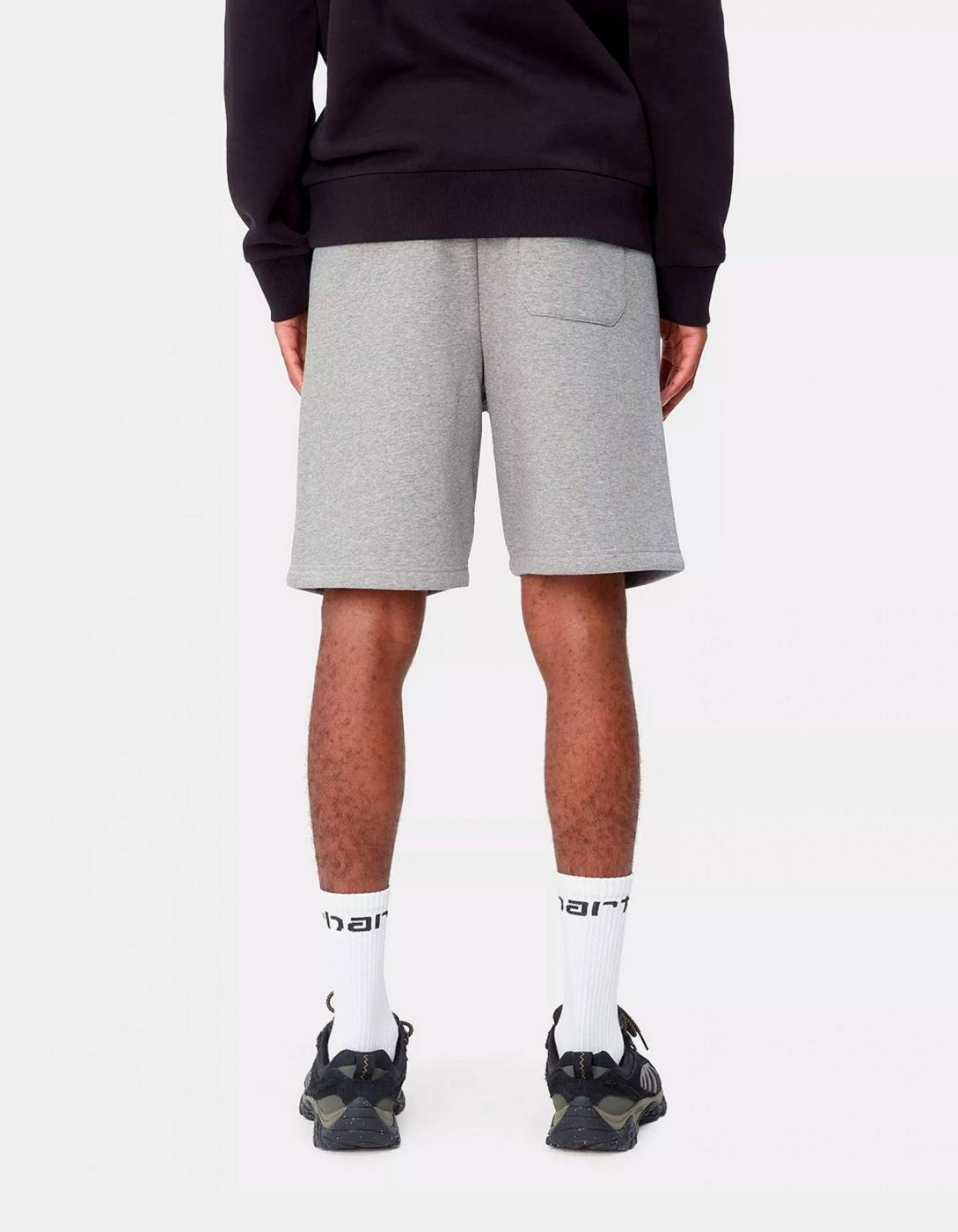 Bermuda CARHARTT WIP CHASE - Grey Heather / Gold