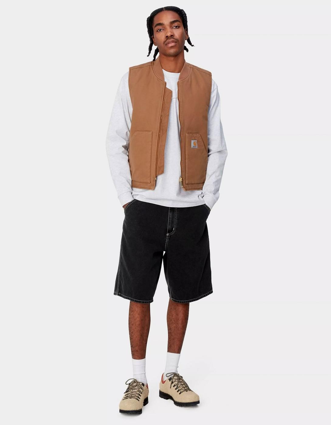 Bermuda CARHARTT WIP SIMPLE - Black Heavy Stone
