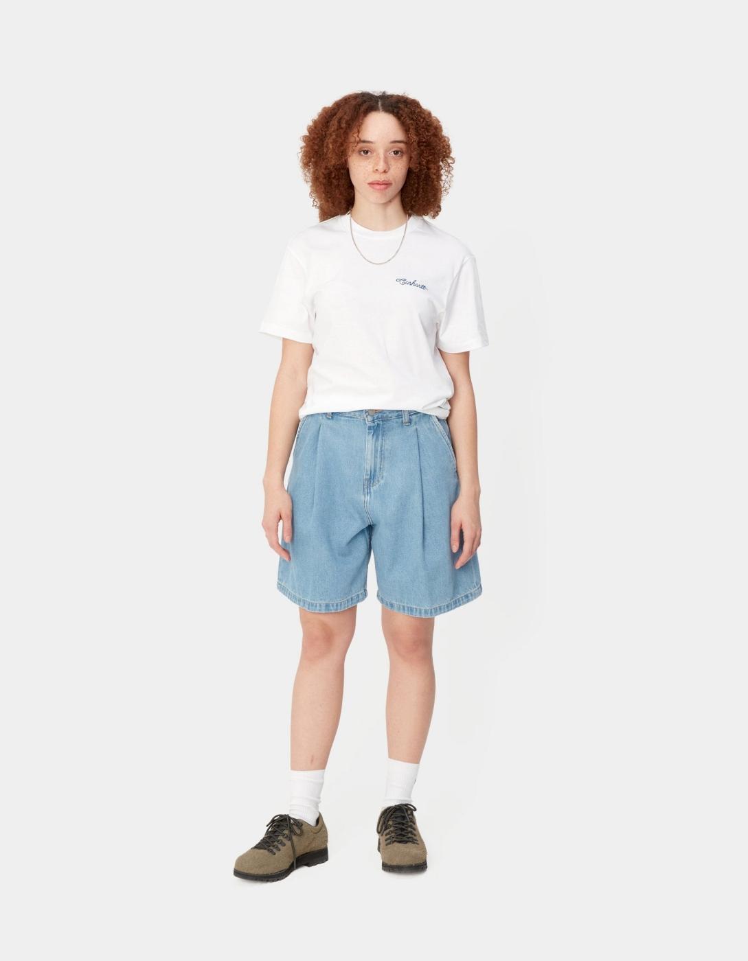 Bermuda CARHARTT WIP W' ALTA - Blue Stone Bleached