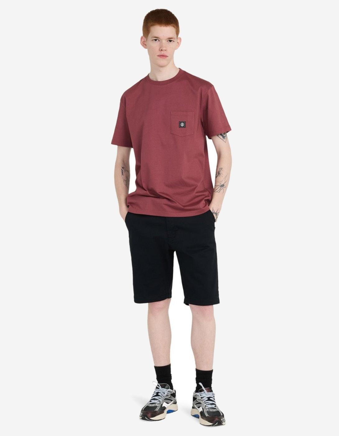 Bermuda ELEMENT REGULAR CHINO - Faded Black