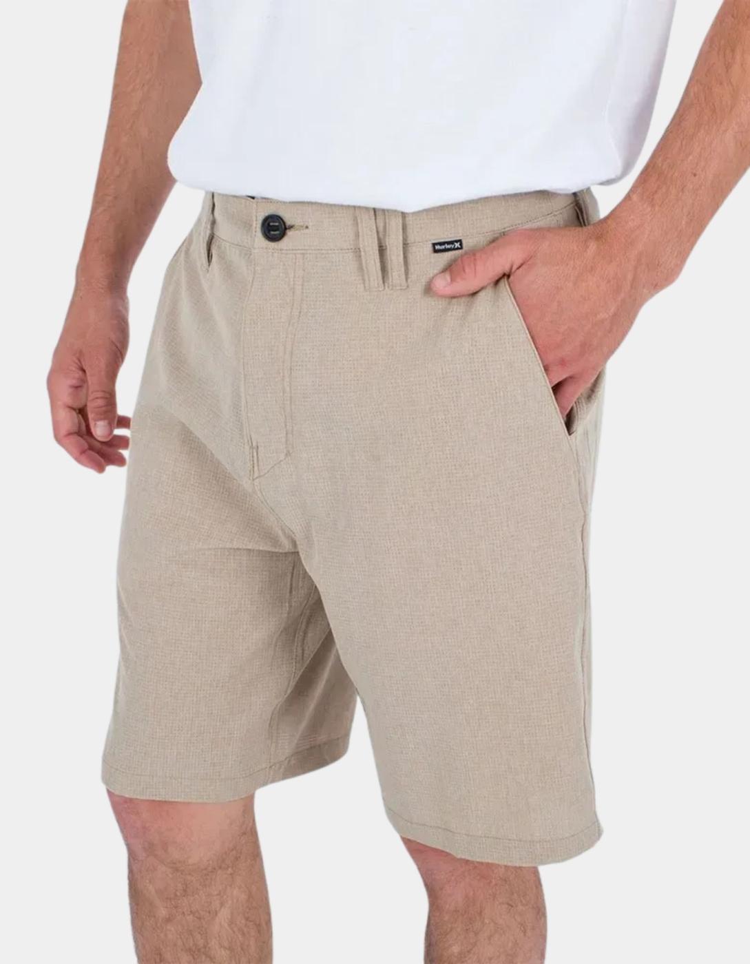 Bermuda HURLEY PHANTOM HEATHER 20' - Lt Stone Grey