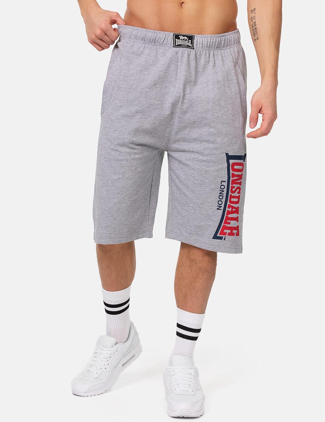 Bermuda LONSDALE LOGO JAM - Marl Grey