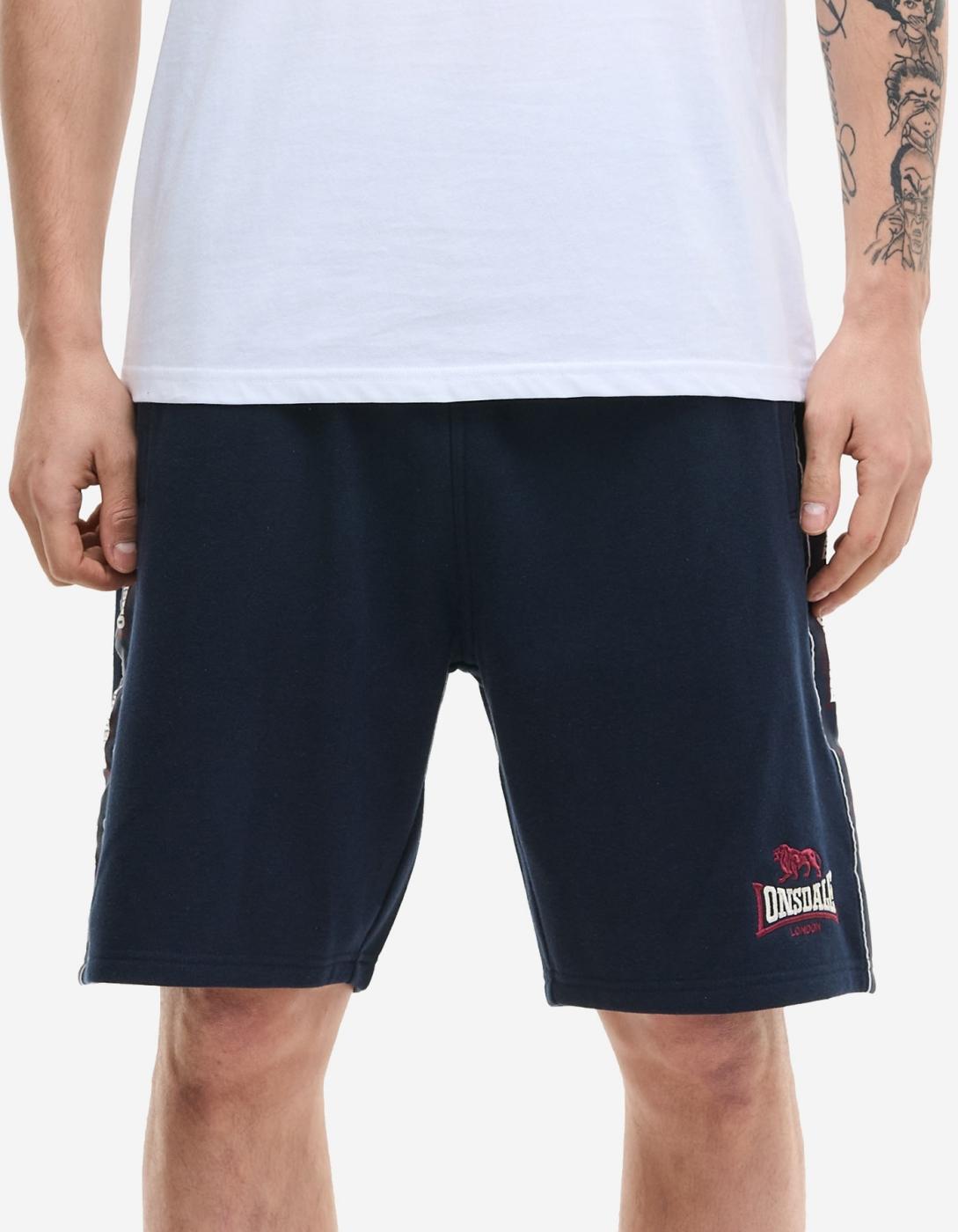 Bermuda LONSDALE SATLEY - Dark Navy/Oxblood/Ecru