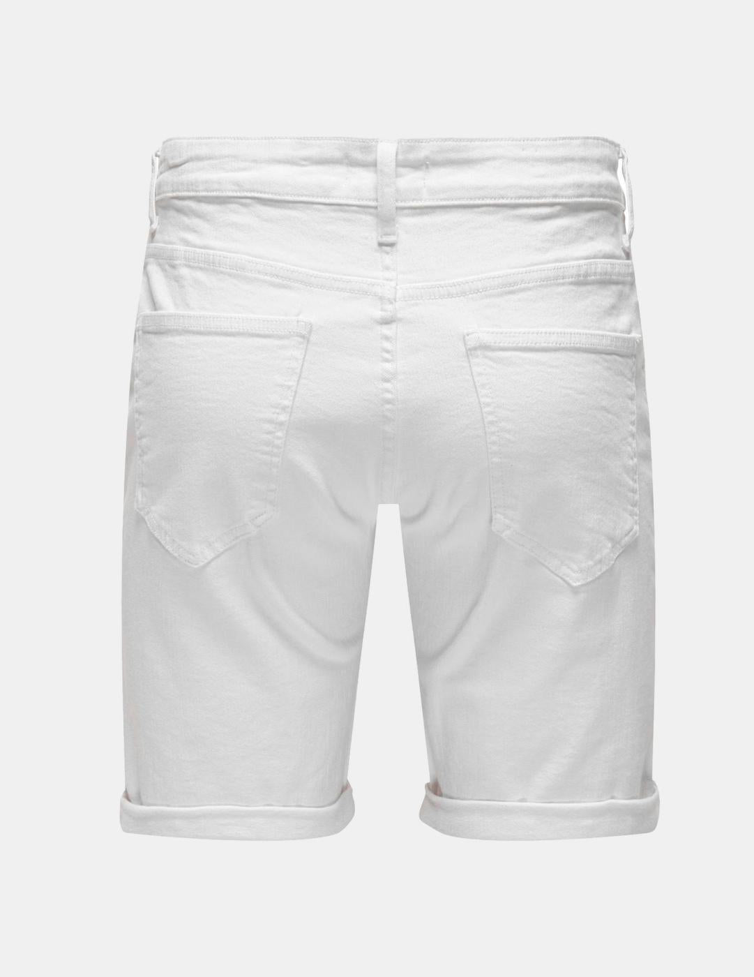 Bermuda ONLY&SONS  PLY AZG 9297 - White