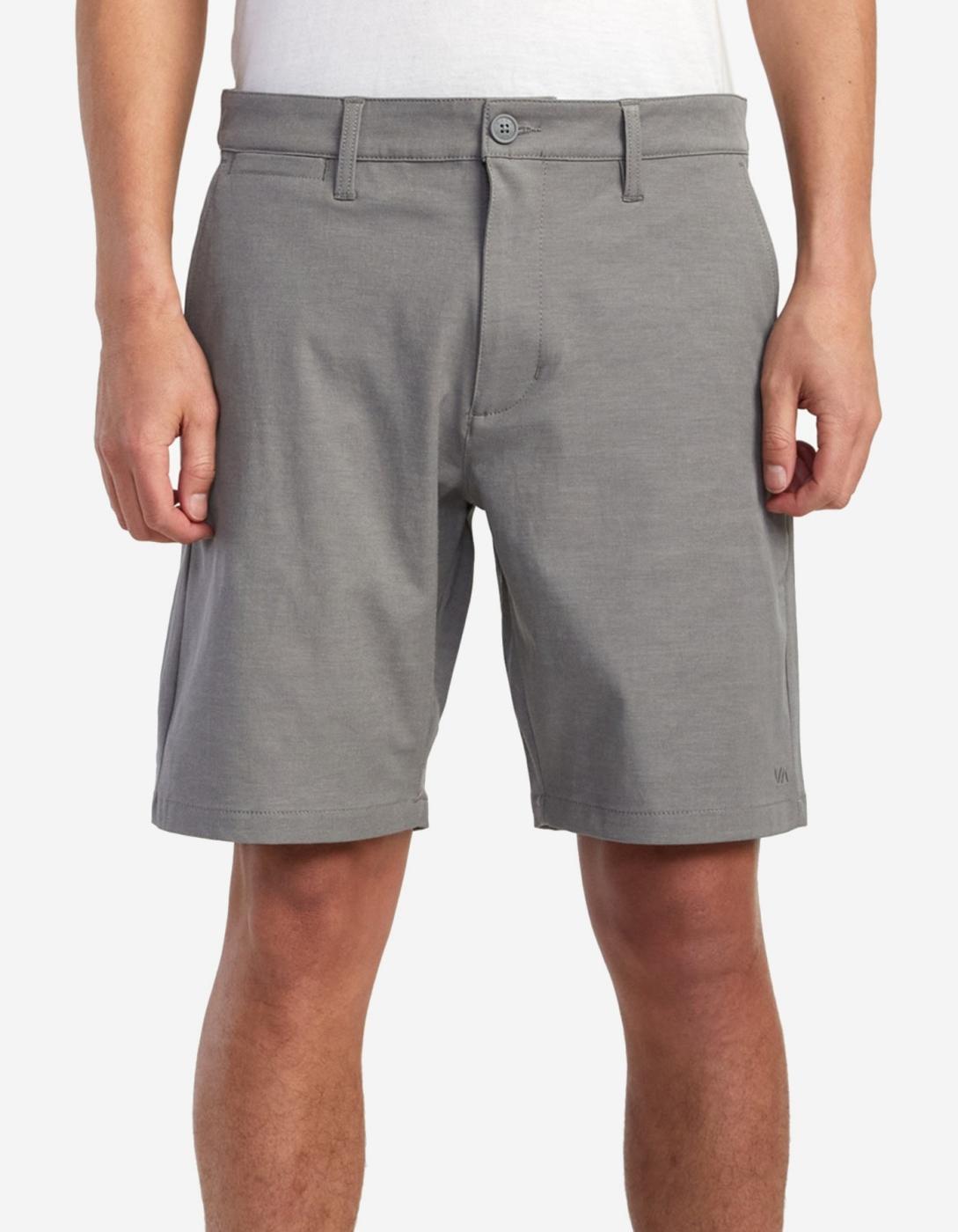 Bermuda RVCA BACK IN HYBRID - Athletic Heathe