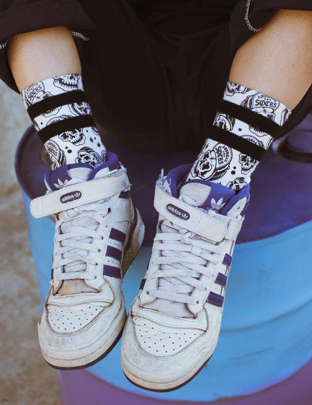 Calcetines AMERICAN SOCKS MID HIGH - Skater Skull 22