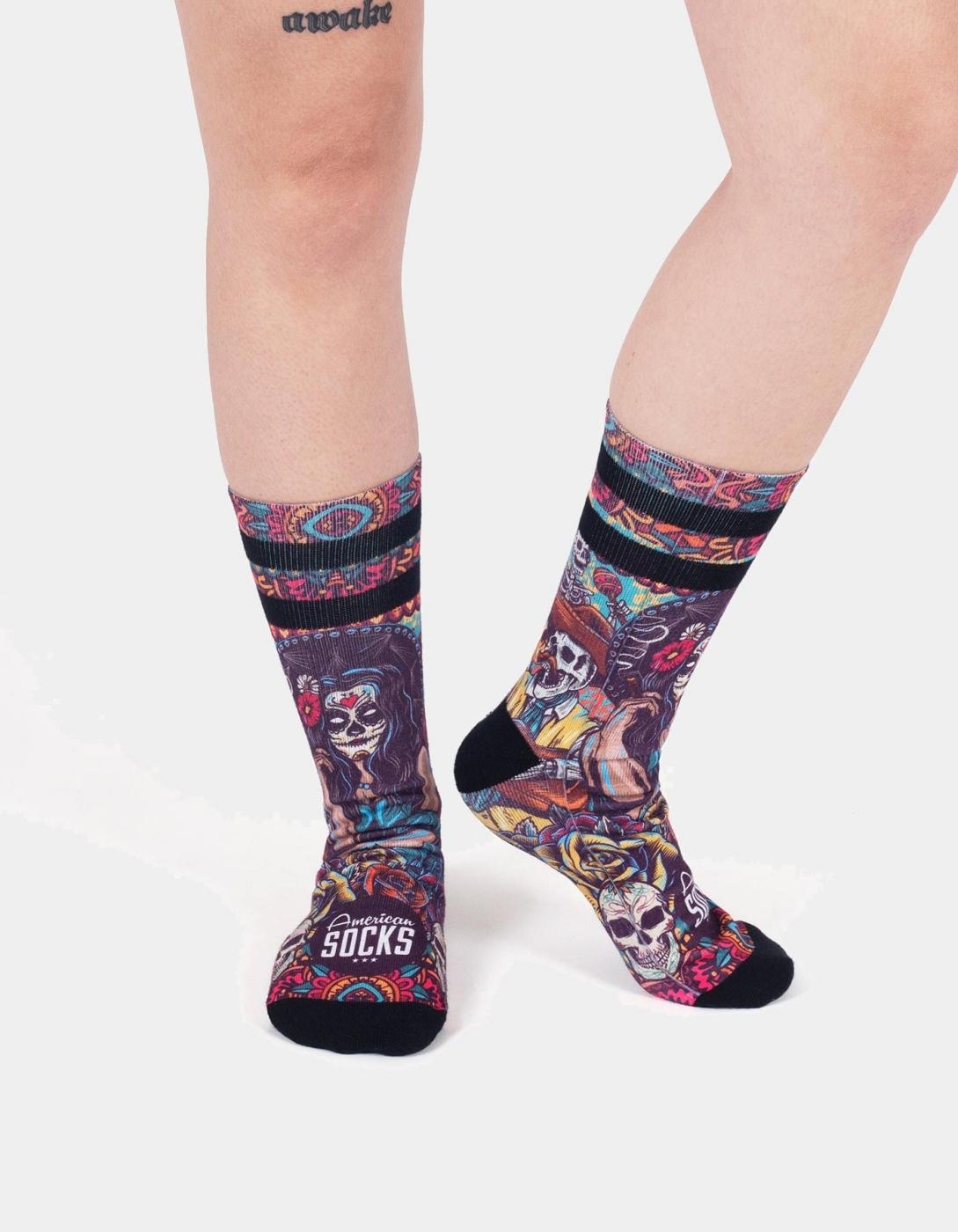 Calcetines AMERICAN SOCKS MID HIGH - Día De Los Muertos
