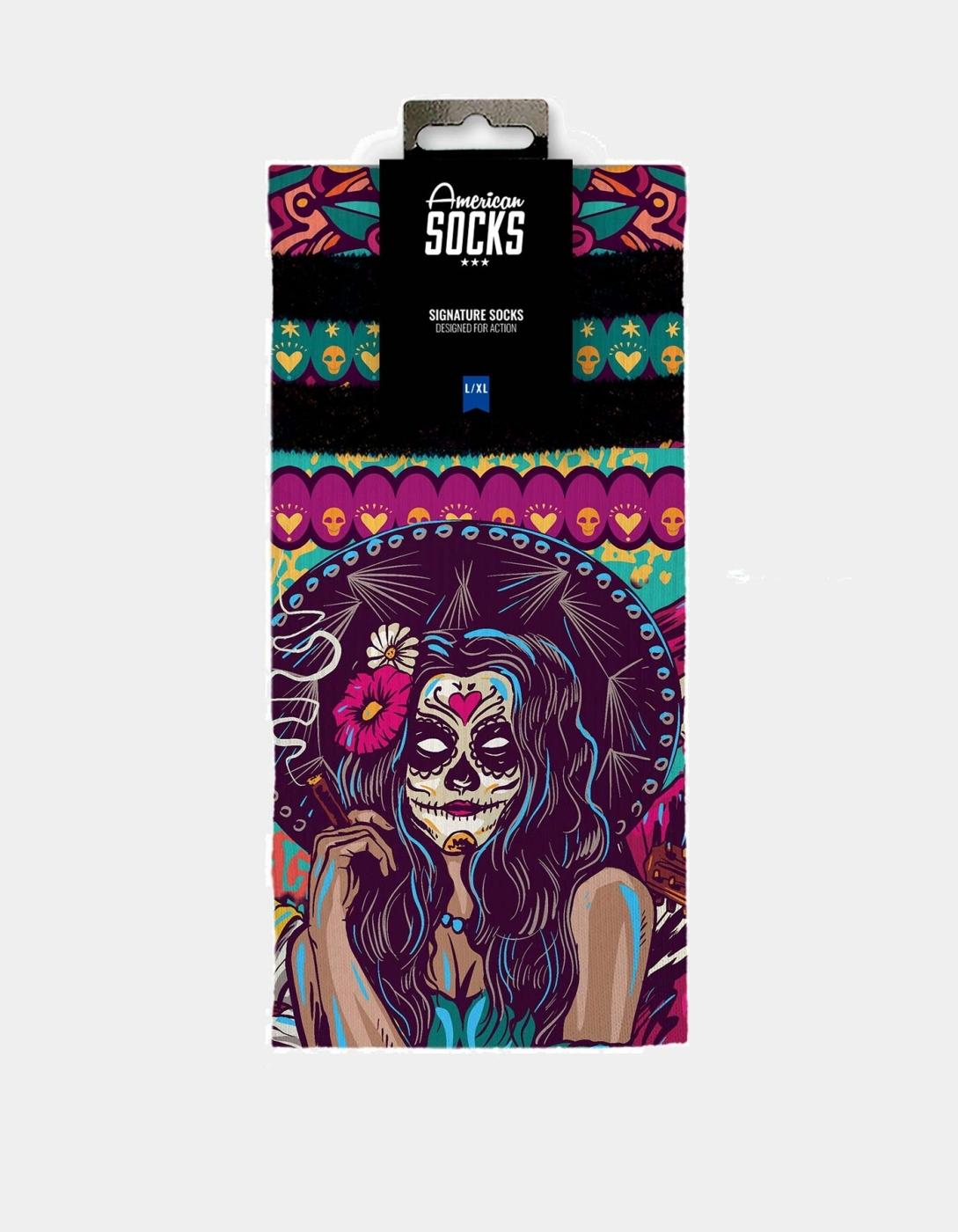 Calcetines AMERICAN SOCKS MID HIGH - Día De Los Muertos