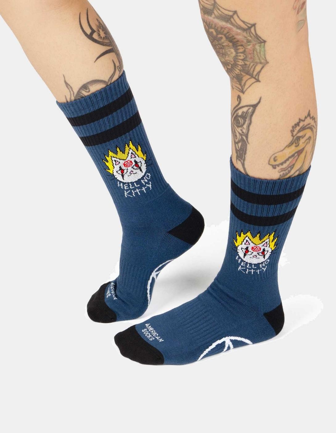 Calcetines AMERICAN SOCKS MID HIGH - Hell No Kitty