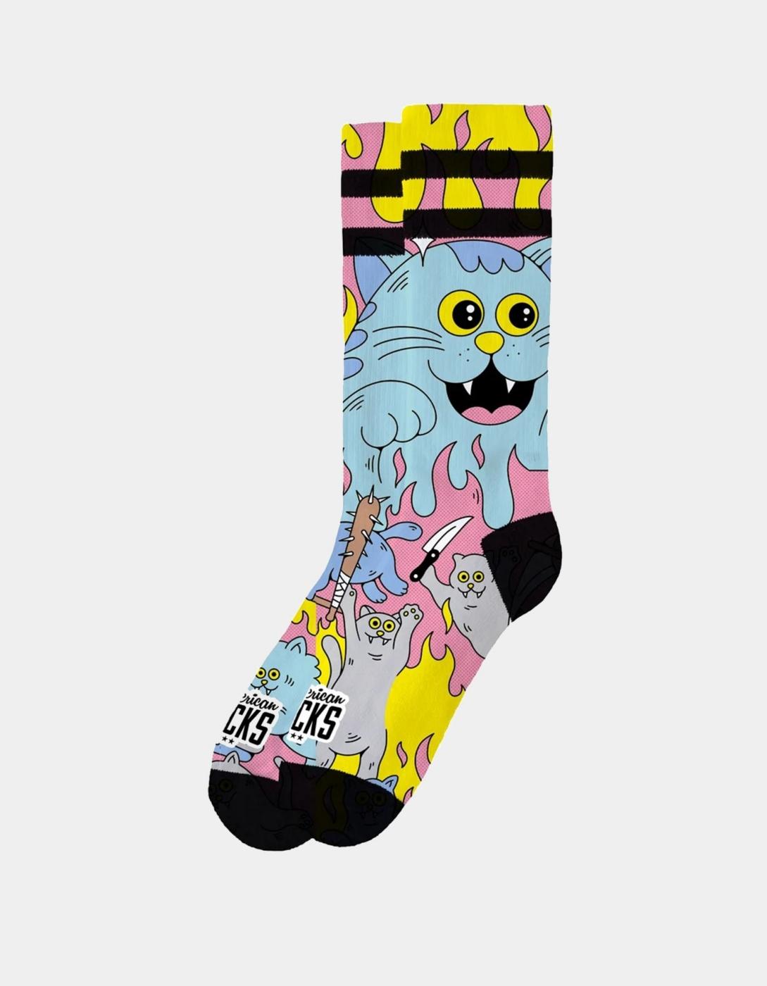 Calcetines AMERICAN SOCKS MID HIGH - Killer Kitties