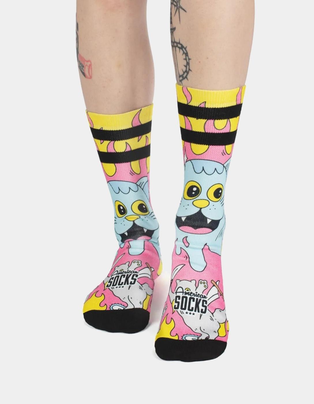 Calcetines AMERICAN SOCKS MID HIGH - Killer Kitties