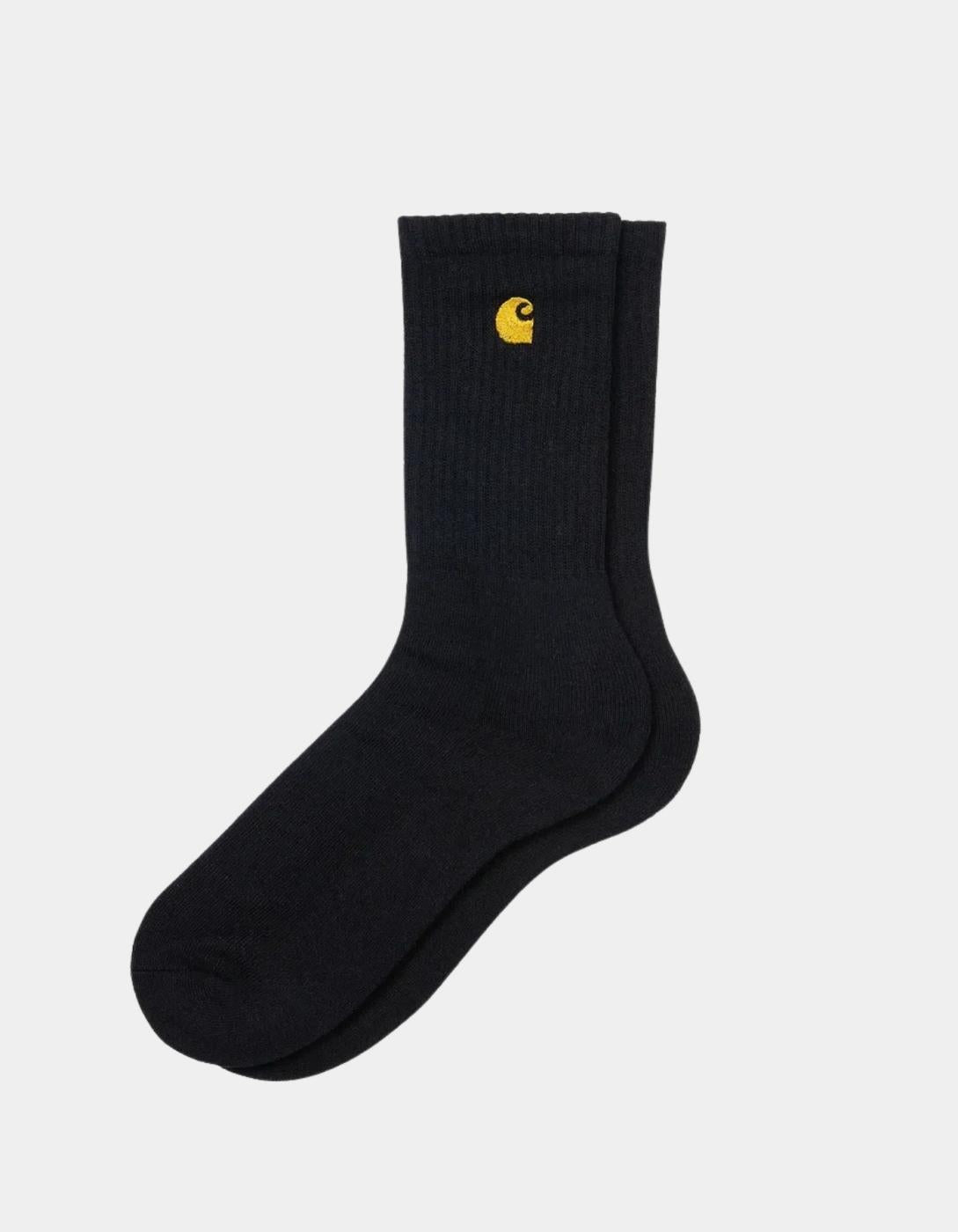 Calcetines CARHARTT WIP CHASE - Black / Gold