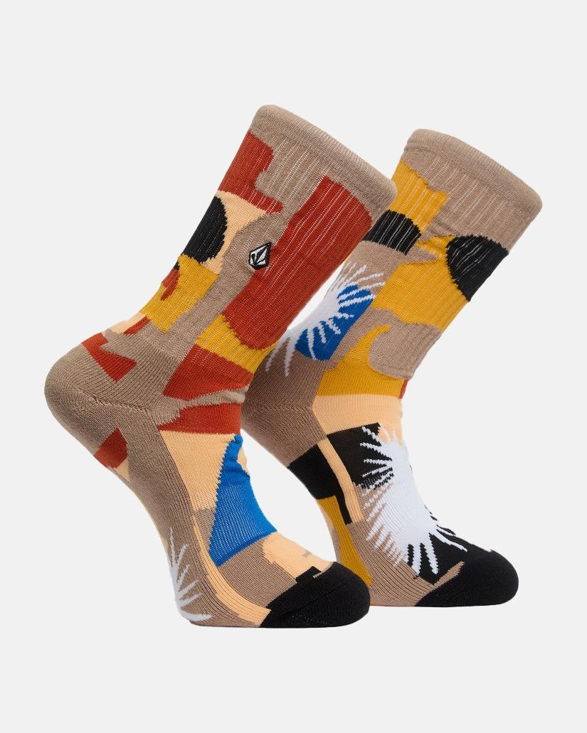 Calcetines VOLCOM PRINT MIXER  (Pack de 3) - Multi