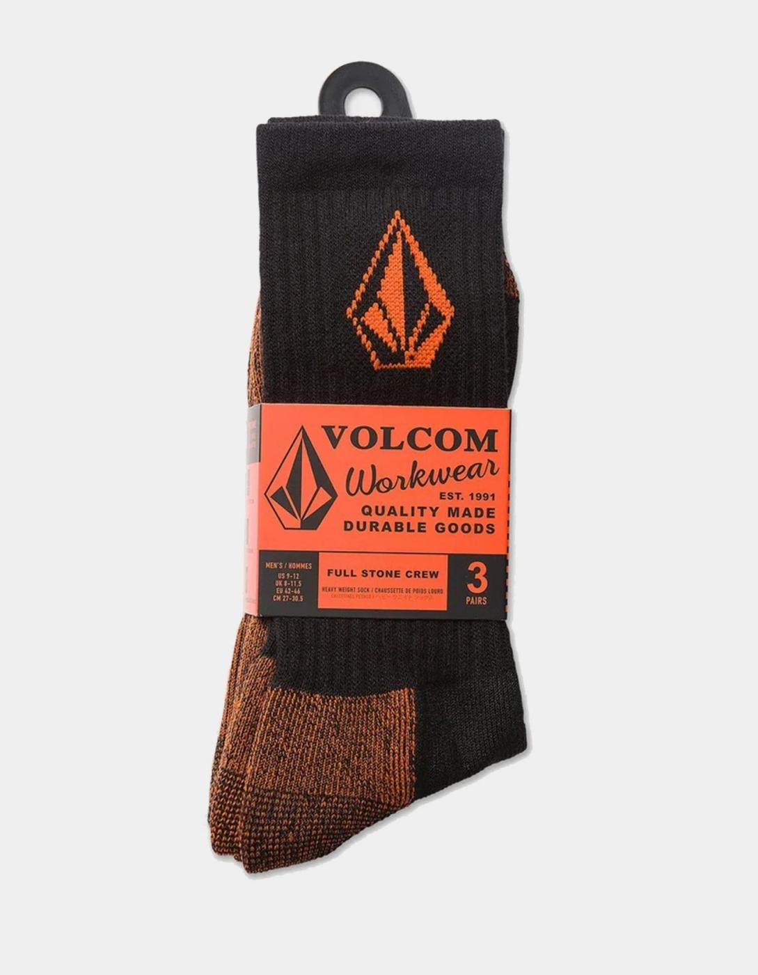 Calcetines VOLCOM WORKWEAR  (Pack de 3) - Black