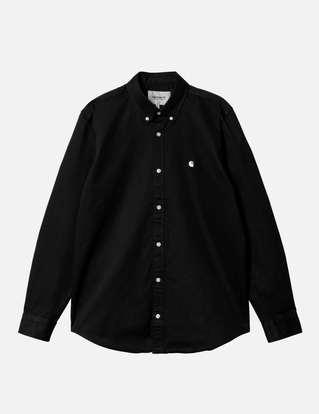 Camisa CARHARTT WIP MADISON - Black/White