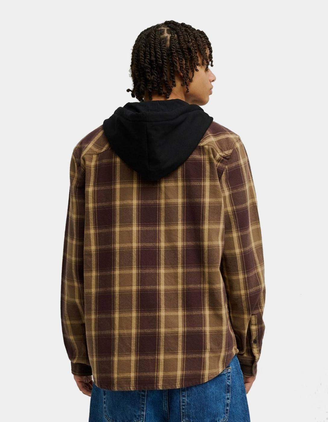 Camisa DC SHOES RUCKUS - Coffee Bean