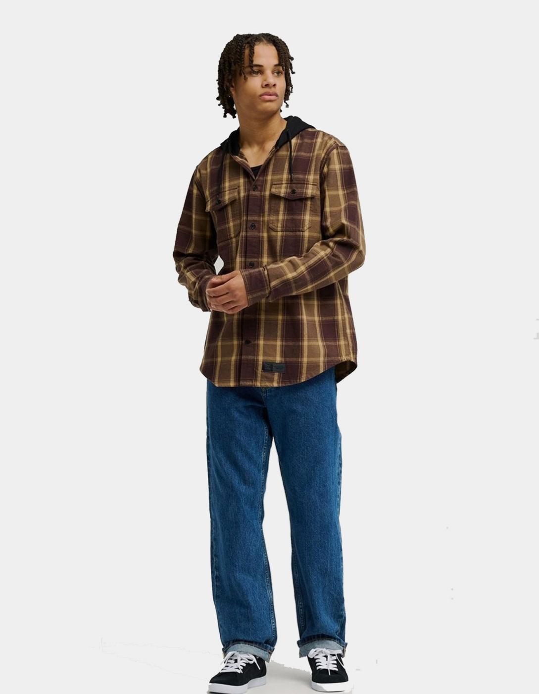 Camisa DC SHOES RUCKUS - Coffee Bean