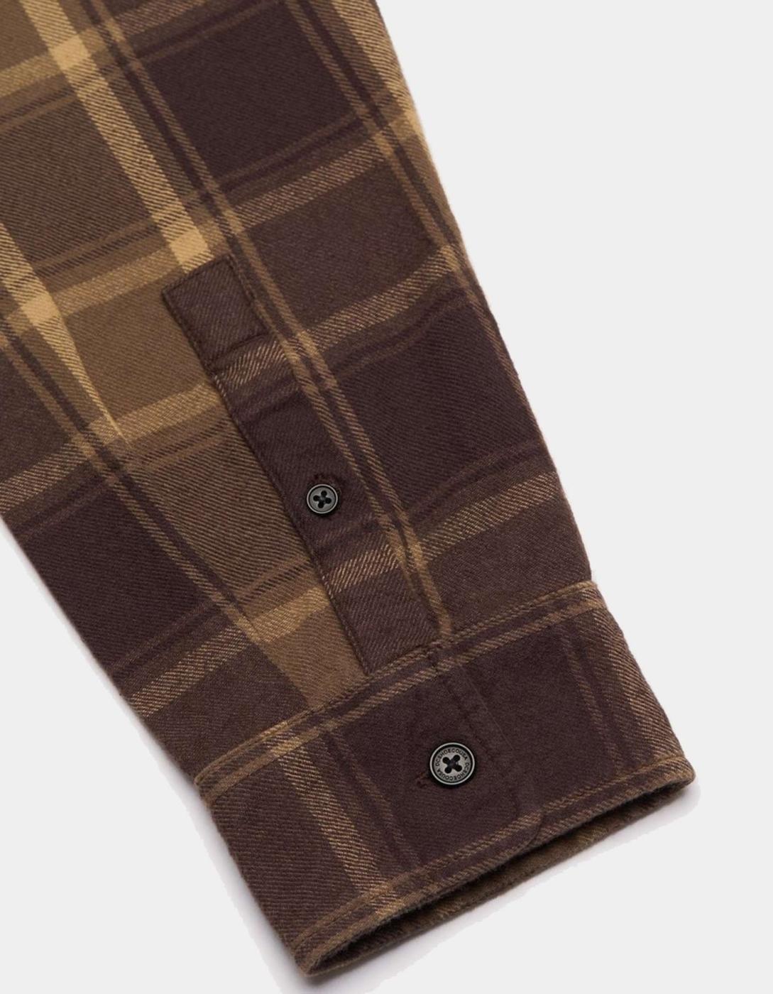 Camisa DC SHOES RUCKUS - Coffee Bean