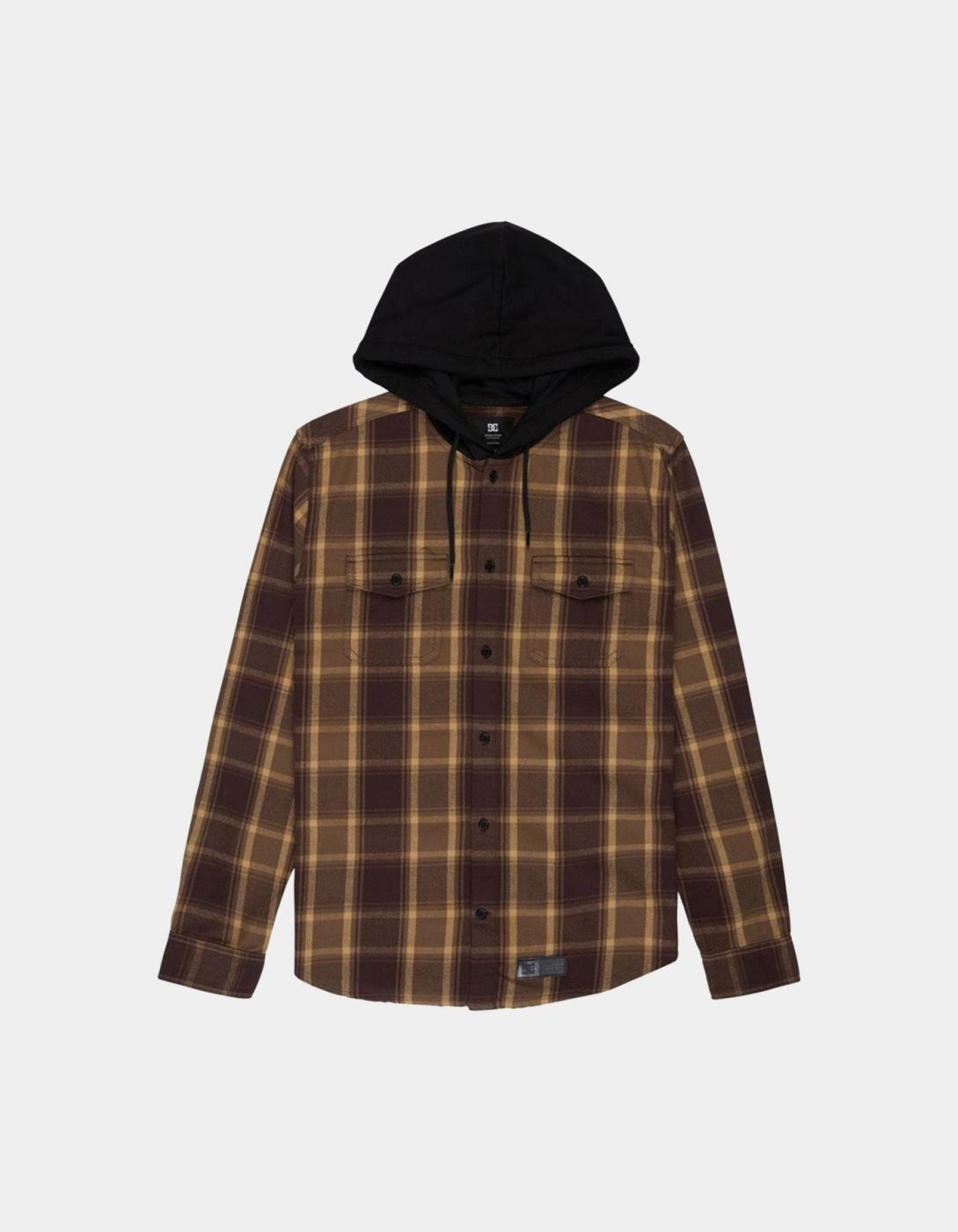 Camisa DC SHOES RUCKUS - Coffee Bean