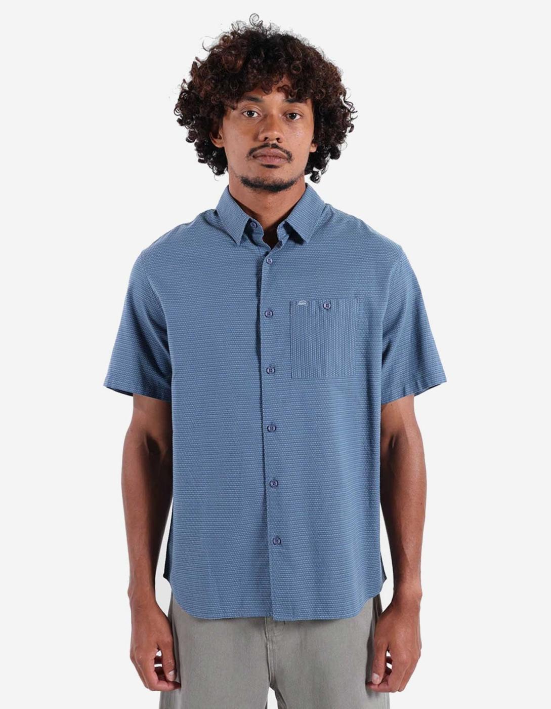 Camisa OXBOW LINES - Indigo