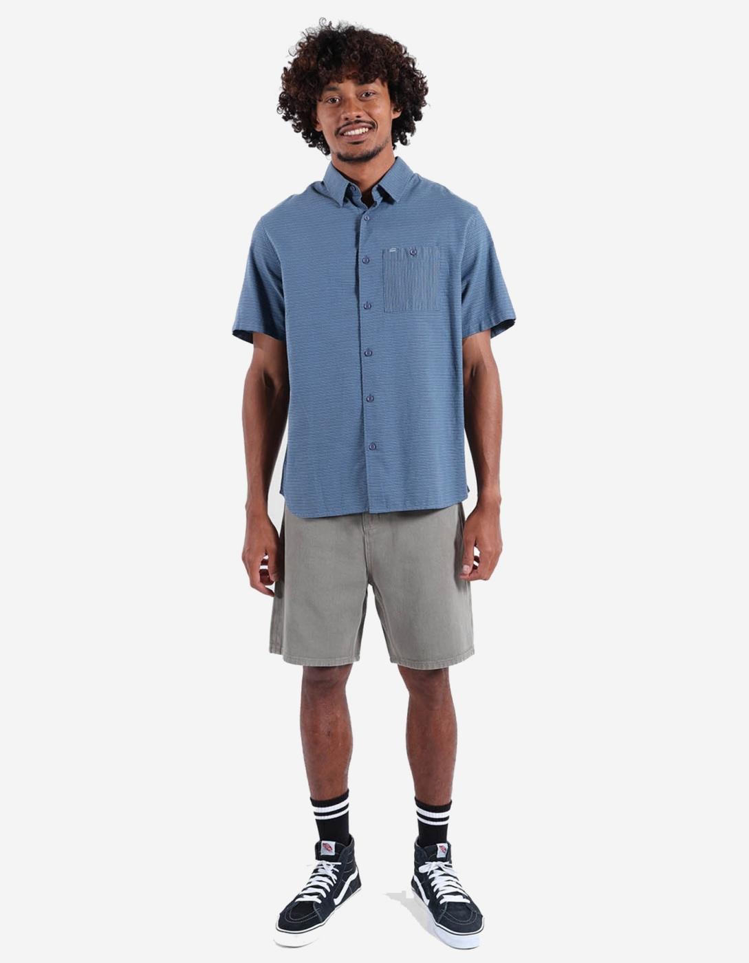 Camisa OXBOW LINES - Indigo