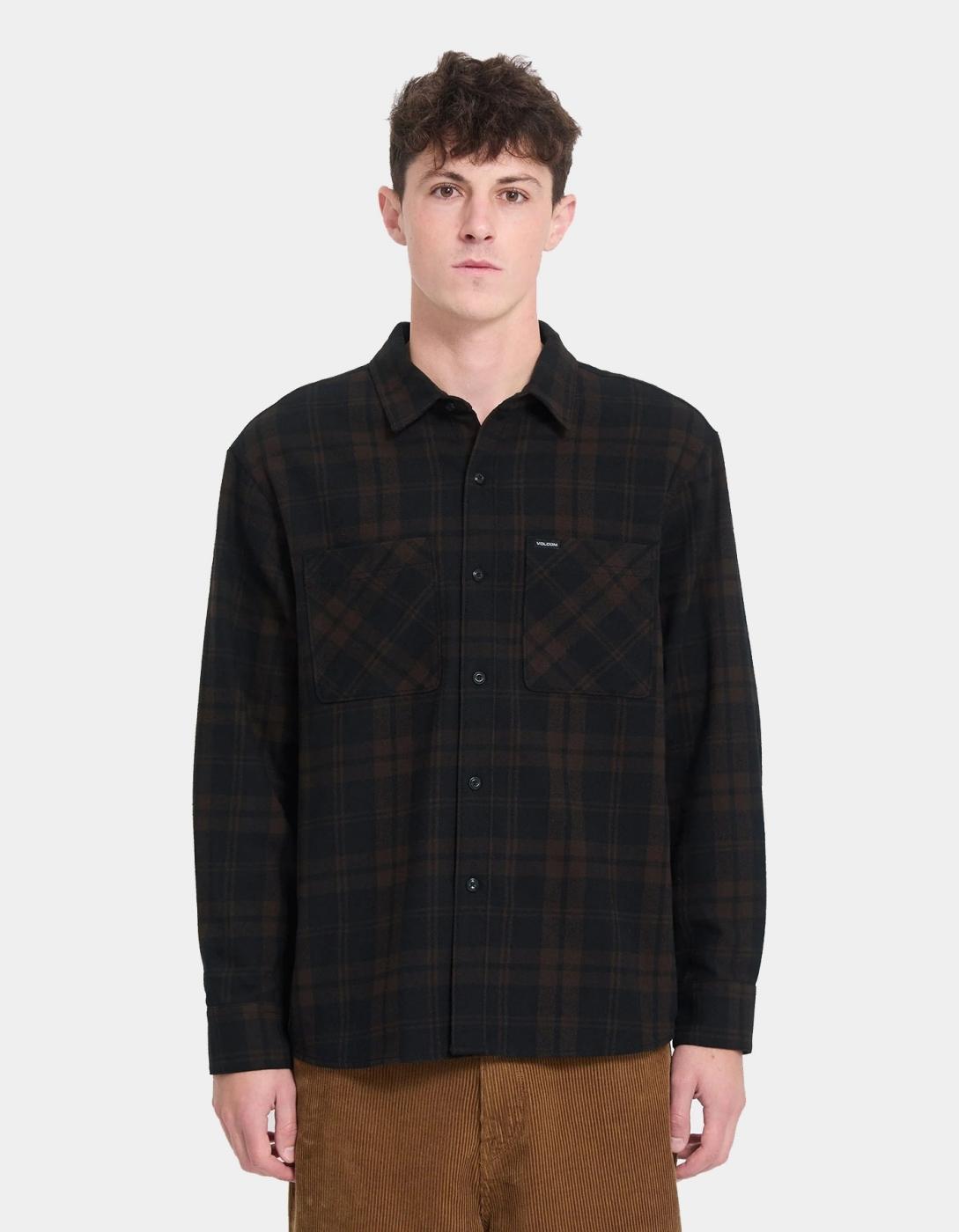 Camisa VOLCOM HUNKSTONE - Cacao
