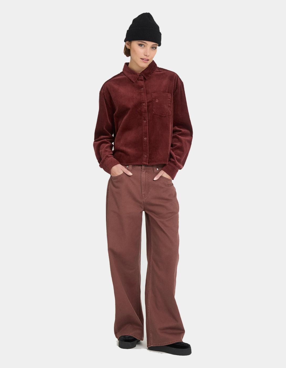 Camisa VOLCOM WEELLOW CORD - Brick