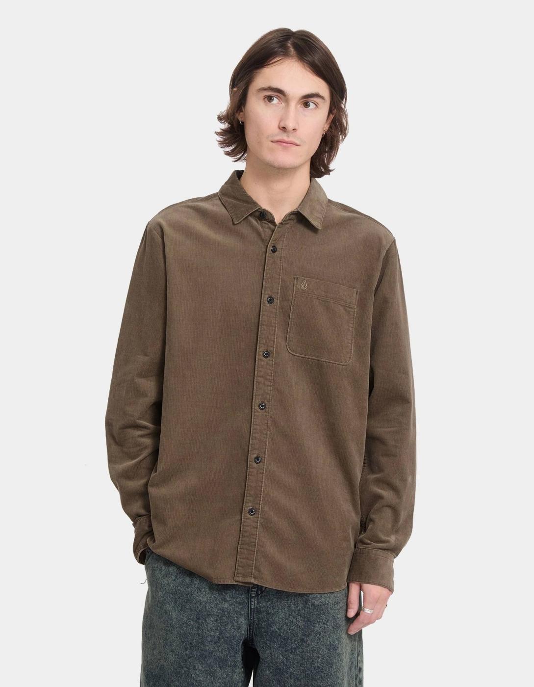 Camisa VOLCOM ZANDER CORD - Earth