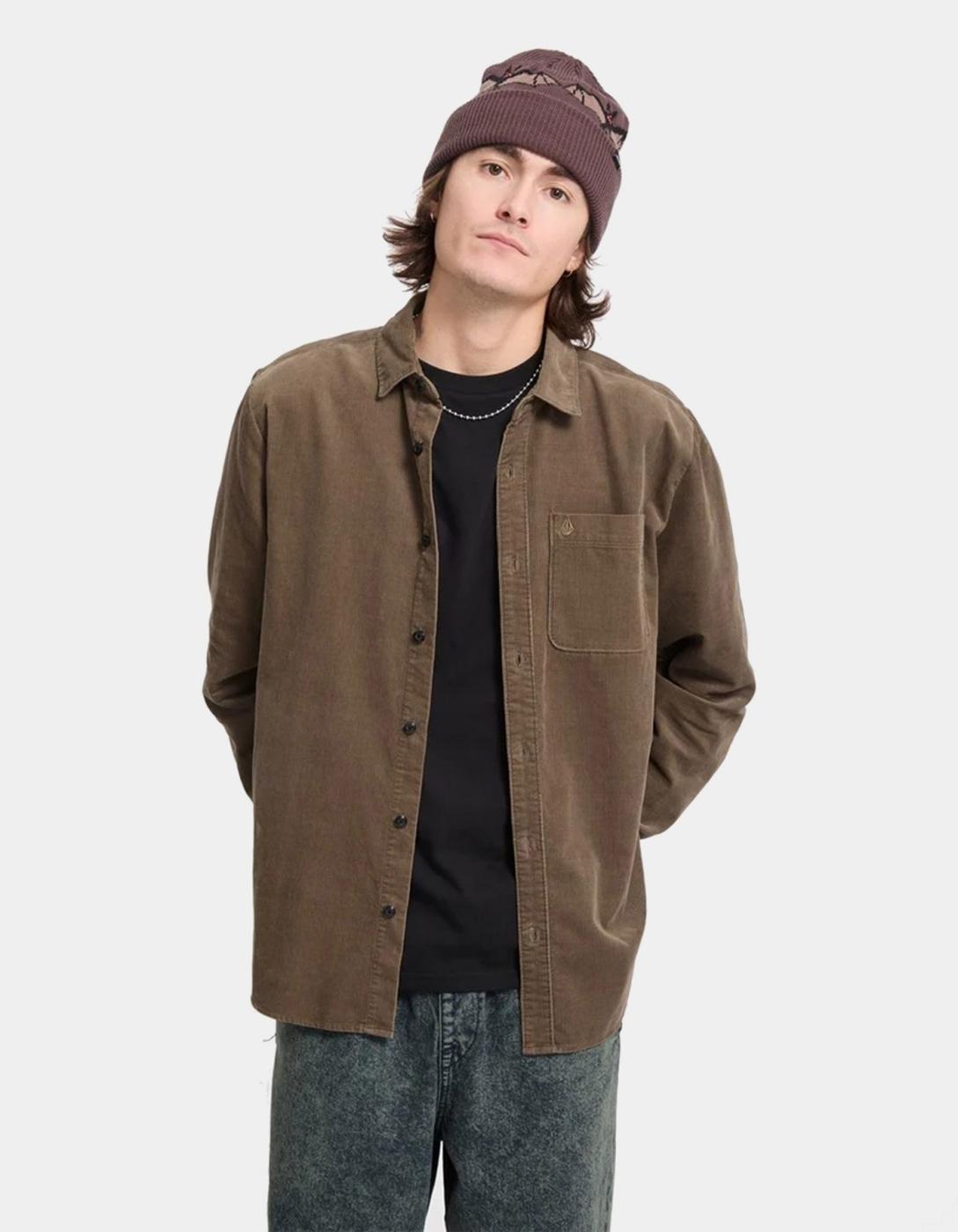 Camisa VOLCOM ZANDER CORD - Earth