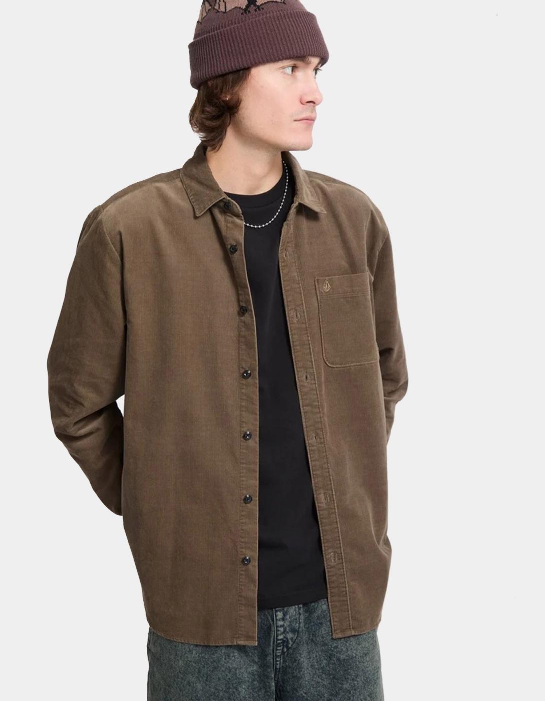 Camisa VOLCOM ZANDER CORD - Earth